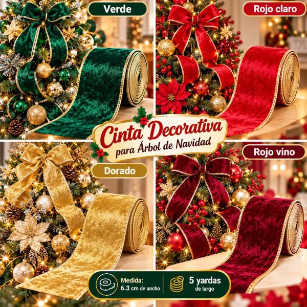 CINTA DECORATIVA PARA ÁRBOL