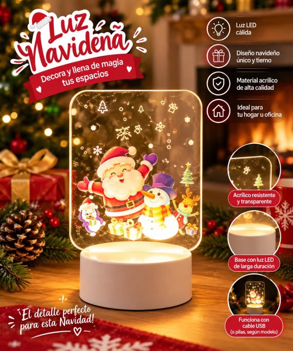 LAMPARA DECORATIVA NAVIDEÑA